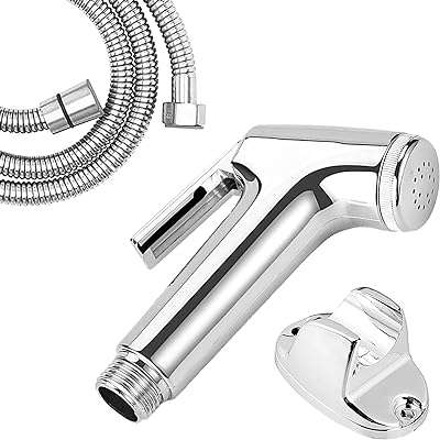 Ensemble shattaf portatif pour bidet spray pommeau de douche haute. DIAYTAR COTE D'IVOIRE, la boutique en ligne qui rend l'achat de produits discount facile et abordable. Parcourez notre collection variée allant de la maison à l'électroménager, en passant par l'informatique, la mode et les gadgets, et trouvez tout ce dont vous avez besoin à des prix défiant toute concurrence !