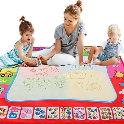 Tapis de peinture à l'eau aqua magic tapis de coloriage pour enfants jeu éducatif le dessin. Parcourez la boutique en ligne DIAYTAR COTE D'IVOIRE  et plongez dans un univers de bonnes affaires. Que vous ayez besoin de nouveaux appareils électroménagers, d'une garde-robe tendance ou des dernières nouveautés en matière de technologie, notre large gamme de produits discount vous offre la possibilité de faire des économies tout en vous faisant plaisir. Avec DIAYTAR COTE D'IVOIRE, profitez des meilleurs prix sans jamais compromettre la qualité.