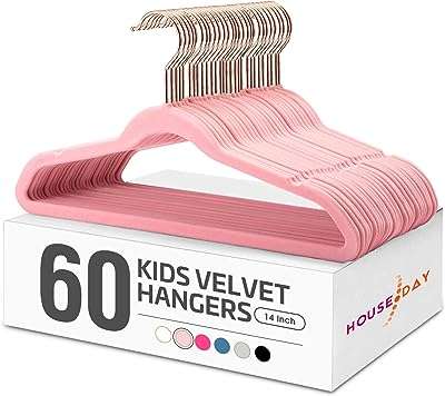 Cintres en velours de qualité supérieure houseday kids (paquet de 60) avec crochets. Achetez intelligemment chez DIAYTAR COTE D'IVOIRE  et profitez de notre vaste sélection de produits discount. De la décoration pour votre maison aux ustensiles de cuisine en passant par les appareils électroménagers, notre boutique en ligne généraliste vous offre la possibilité de faire des économies tout en vous procurant des produits de qualité.