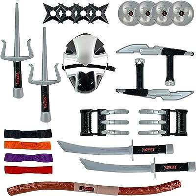 Ensemble d'armes de guerrier ninja de luxe | accessoires de costumes de jeu de rôle pour enfants. Besoin de faire des économies sans sacrifier la qualité ? Ne cherchez pas plus loin que DIAYTAR COTE D'IVOIRE . Notre boutique en ligne généraliste propose des produits discount de premier choix pour la maison, l'électroménager, l'informatique et la mode. Offrez-vous le meilleur au meilleur prix avec DIAYTAR COTE D'IVOIRE .