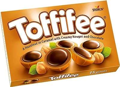 Bonbons au caramel et aux noisettes avec crème de nougat et chocolat. Trouvez les meilleures affaires en ligne chez DIAYTAR COTE D'IVOIRE  - une boutique généraliste offrant une variété de produits discount allant de l'électroménager aux articles high-tech, sans oublier les vêtements et les accessoires tendances. Découvrez un choix incroyable de produits de qualité à des prix imbattables !