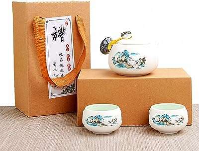 Service à thé en céramique kungfu chinois inclus théière tasses et sac. Faites des économies sur tous vos achats chez DIAYTAR COTE D'IVOIRE . Notre boutique en ligne vous propose un large choix de produits discount, allant des indispensables pour la maison aux articles high-tech et aux accessoires de mode. Ne manquez pas nos offres exceptionnelles pour acheter intelligemment et à petits prix !
