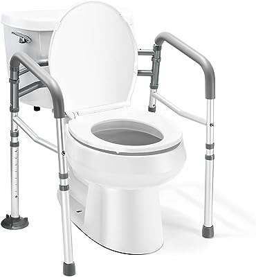 Barrière de sécurité pour toilettes cadre amovible et réglable avec poignées. DIAYTAR COTE D'IVOIRE  - Votre destination en ligne pour des offres discount sur tout ! Parcourez notre vaste sélection de produits pour équiper votre maison avec des électroménagers, des articles de mode tendance et même des gadgets technologiques, le tout à des prix incroyables. Ne manquez pas nos super promotions et économisez dès aujourd'hui !