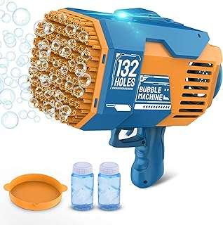 Pistolet à bulles amélioré 132 trous pour enfants grosses bulles jouet de tir. DIAYTAR COTE D'IVOIRE  : la référence en matière d'achats discount en ligne ! Découvrez notre large sélection de produits à des prix imbattables, de la maison à l'électroménager, en passant par l'informatique et la mode. Grâce à nos offres exclusives, faites-vous plaisir sans vous ruiner et profitez d'une qualité inégalée !