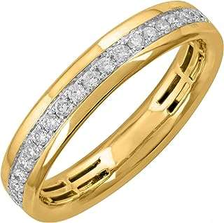 Bague de mariage en diamant 1 4 carat en or massif 10 carats. DIAYTAR COTE D'IVOIRE  - L'adresse incontournable des chasseurs de bonnes affaires en ligne. Découvrez notre large gamme de produits à prix discount, allant des gadgets innovants aux appareils électroménagers dernier cri. Faites des économies sans sacrifier vos envies !