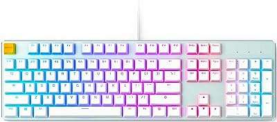 Clavier de jeu mécanique modulaire glorious pleine taille (préconçu) blanc. Parfaitement adapté aux chasseurs de bonnes affaires, DIAYTAR COTE D'IVOIRE  vous offre une expérience de shopping en ligne unique. Notre sélection abondante de produits discount, incluant des articles essentiels pour la maison, l'électroménager, l'informatique, la mode et les gadgets, garantit que vous trouverez ce que vous cherchez sans vous ruiner.
