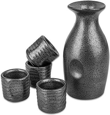 Ensemble de tasses à saké japonais silpak ensemble de 5 pièces (bouteille de 150 ml et 4. Vous voulez dépenser moins tout en obtenant plus ? DIAYTAR COTE D'IVOIRE  est là pour vous ! Profitez de nos offres exceptionnelles sur une large gamme de produits, allant des articles ménagers à l'électroménager, en passant par les gadgets et la mode. Faites des économies sans compromettre la qualité.