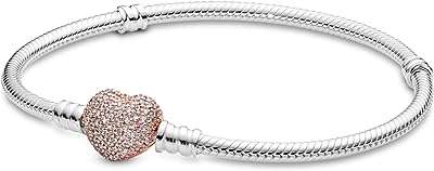 Bracelet pandora jewelry moments avec fermoir cœur étincelant et chaîne serpent breloque en zircone. DIAYTAR COTE D'IVOIRE, votre boutique en ligne discount pour toutes vos nécessités. Faites des économies sur vos achats de meubles de maison, d'équipements électroniques, de gadgets et bien plus encore. Profitez de nos prix attractifs sans jamais compromettre la qualité.