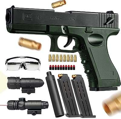 Pistolet jouet nissa dress up glock soft bullet (noir et vert). Préparez-vous à des économies massives avec DIAYTAR COTE D'IVOIRE . Nous offrons une sélection variée de produits discount, allant des articles ménagers aux gadgets en passant par l'électronique et la mode. Achetez intelligemment et profitez de prix avantageux sur tous vos achats chez nous.