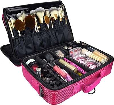 Trousse de maquillage organisateur de voyage pour loisirs et accessoires de cosmétiques professionnels. Vous recherchez des cadeaux à prix abordable pour vos proches ? DIAYTAR COTE D'IVOIRE  a tout pour vous plaire. Explorez notre gamme de gadgets discount, des articles les plus insolites aux innovations technologiques les plus recherchées. Offrez des cadeaux originaux et faites des économies avec DIAYTAR COTE D'IVOIRE .