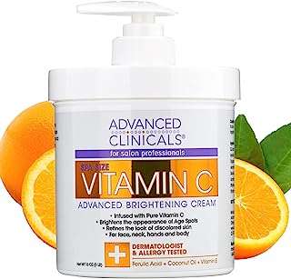Crème à la vitamine c d'advanced clinicals crème anti âge blanchissante avancée pour les taches. Faites des économies sur tous vos achats en ligne avec DIAYTAR COTE D'IVOIRE, la référence en termes de boutique en ligne discount. Parcourez notre large gamme de produits allant de la maison à l'électroménager, de l'informatique à la mode et des gadgets, et trouvez tout ce dont vous avez besoin à des prix incroyables. Profitez de nos offres exclusives et commandez dès maintenant pour une livraison rapide à votre porte.