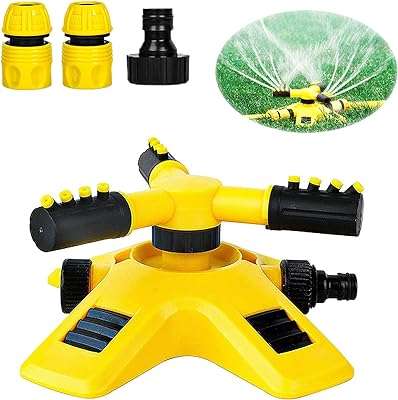 Arroseur de jardin à 360° pour terrasse arroseurs rotatifs réglables couvrant une grande. Ne dépensez pas plus que nécessaire - choisissez DIAYTAR COTE D'IVOIRE  pour vos achats en ligne. Parcourez notre vaste sélection d'articles discount, allant des produits pour la maison à l'électroménager, en passant par l'informatique, la mode et les gadgets, et profitez de remises exceptionnelles. Avec des prix aussi attractifs, vous pourrez économiser tout en vous offrant des produits de qualité.