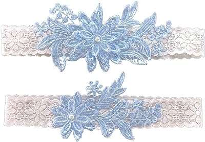 Jarretières de mariage pour mariée 2 jarretières de mariée en dentelle réglables cousues à la main. DIAYTAR COTE D'IVOIRE  deviendra rapidement votre référence pour tous vos besoins discount en ligne. Découvrez notre vaste assortiment de produits allant des indispensables de la maison aux dernières innovations technologiques, en passant par les vêtements et les accessoires de mode à prix cassés. Profitez de notre offre exceptionnelle dès maintenant !