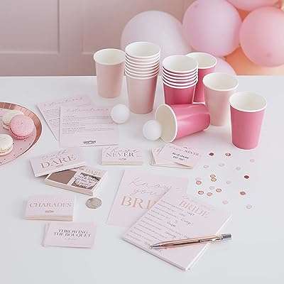 Ensemble de mariée 5 ginger ray wedding games dans un emballage en or. DIAYTAR COTE D'IVOIRE  : votre partenaire idéal pour des achats en ligne abordables et variés. Parcourez notre large sélection de produits discount, des appareils électroménagers aux vêtements et accessoires de mode, en passant par les gadgets dernier cri. Faites des économies sans compromettre la qualité grâce à DIAYTAR COTE D'IVOIRE  !