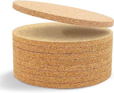 Lot de 8 sets de table ronds en liège aplive pour pots. Avec DIAYTAR COTE D'IVOIRE, dites adieu aux prix élevés ! Découvrez notre gamme complète de produits discount, des accessoires de maison aux équipements électroniques, en passant par la mode et les gadgets à la pointe de la technologie. Trouvez tout ce dont vous avez besoin à prix réduits en quelques clics seulement.