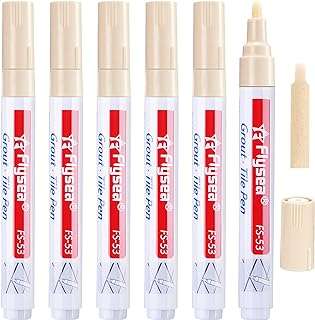 Sparkskies 6 pièces stylo à carrelage de restauration de coulis mural marqueur de réparation remplissage pour restaurer. DIAYTAR COTE D'IVOIRE  : la boutique en ligne qui révolutionne votre façon de consommer. Découvrez un large choix de produits discount, de l'électroménager à l'informatique, en passant par la mode et les gadgets, et bénéficiez de prix imbattables sans sacrifier la qualité. Rendez-vous sur notre site dès maintenant et faites-vous plaisir à petits prix !