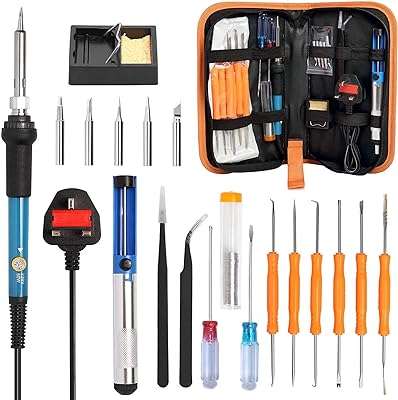 Kit de fer à souder. Vous cherchez à faire des économies sans sacrifier la qualité ? Faites confiance à DIAYTAR COTE D'IVOIRE, votre boutique en ligne où vous trouverez une large sélection d'articles discount pour tous les goûts. Profitez de nos prix compétitifs sur des produits allant de la maison à l'électroménager, en passant par l'informatique et la mode.