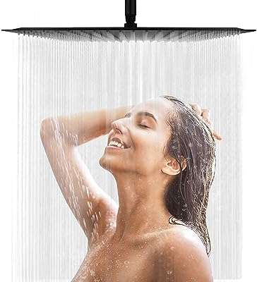 Pomme de douche à effet pluie noire aura de 16 pouces pomme. DIAYTAR COTE D'IVOIRE, la boutique en ligne où vous trouverez tout ce dont vous avez besoin à petit prix ! Profitez de notre sélection discount de produits pour la maison, l'électroménager, l'informatique, la mode et les gadgets, sans pour autant compromettre la qualité. Faites de bonnes affaires tout en profitant d'une expérience de shopping pratique et sécurisée.