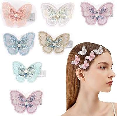 Pinces à cheveux papillon mignonnes épingles en perles pour femmes. DIAYTAR COTE D'IVOIRE  - La destination en ligne pour les chasseurs de bonnes affaires ! Parcourez notre sélection incroyable de produits discount, comprenant tout, des appareils ménagers aux gadgets dernier cri. Faites des économies sans sacrifier la qualité avec DIAYTAR COTE D'IVOIRE .