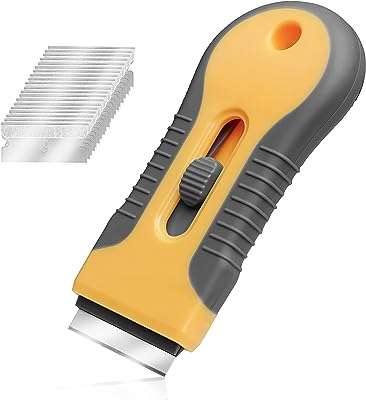 Grattoir à couteaux en verre et en céramique avec 15 lames métalliques remplaçables grattoir de nettoyage. Vous recherchez des produits discount à prix cassés ? DIAYTAR COTE D'IVOIRE  est là pour vous ! Découvrez notre catalogue en ligne et trouvez tout ce dont vous avez besoin, de l'électroménager aux articles pour la maison, en passant par l'informatique, la mode et les meilleurs gadgets du moment. Faites des économies sans compromettre votre style !