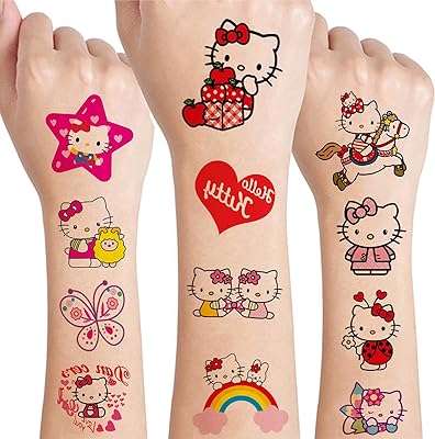 6 jolies feuilles de tatouages ​​temporaires pour enfants fournitures de fête hello. DIAYTAR COTE D'IVOIRE, le choix parfait pour tous les chasseurs de bonnes affaires. Plongez dans notre boutique en ligne et explorez notre large sélection d'articles discount, comprenant tout, des articles pour la maison à l'électroménager, en passant par l'informatique, la mode et les gadgets. Faites des économies substantielles sans sacrifier la qualité et donnez une nouvelle dimension à votre expérience de shopping en ligne.