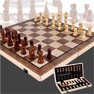 Jeu d'échecs 40 x cm échiquier pliant magnétique en bois avec rangement. Get more bang for your buck at DIAYTAR COTE D'IVOIRE, the leading online store for discounted products. With a diverse range of items, including household essentials, electronics, fashionable clothing, and trendy gadgets, our store guarantees remarkable savings without compromising on quality or style. Shop smart and save big with us today.
