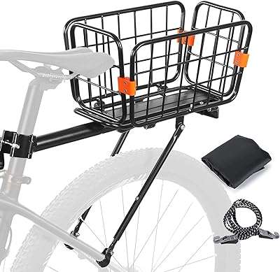 Porte bagages arrière de vélo avec panier porte vélo 165 lb porte bagages en alliage. Ne cherchez plus, DIAYTAR COTE D'IVOIRE  est la boutique en ligne qu'il vous faut pour trouver tout ce dont vous avez besoin à petit prix ! Du petit électroménager aux articles de mode tendance en passant par les dernières technologies, explorez notre vaste catalogue et réalisez de véritables bonnes affaires !