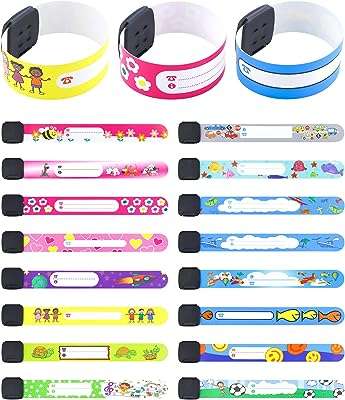 16 bracelets d'identification pour enfants réutilisables étanches réglables pour garçons et filles. DIAYTAR COTE D'IVOIRE  - La boutique en ligne qui vous offre des prix imbattables sur une large gamme de produits discount. Ajoutez du style à votre maison avec nos articles de décoration, simplifiez votre quotidien avec des électroménagers modernes, restez connecté avec nos gadgets technologiques et adoptez les dernières tendances de la mode sans vous ruiner. Faites de bonnes affaires à chaque achat chez nous !