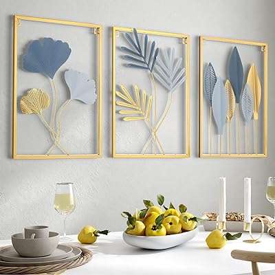 3 pièces décoration murale en métal de salon or 17". Besoin de faire des économies sans sacrifier la qualité ? Ne cherchez pas plus loin que DIAYTAR COTE D'IVOIRE . Notre boutique en ligne généraliste propose des produits discount de premier choix pour la maison, l'électroménager, l'informatique et la mode. Offrez-vous le meilleur au meilleur prix avec DIAYTAR COTE D'IVOIRE .