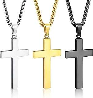 3 pièces collier croix hommes femmes simple acier inoxydable pendentif chrétienne. DIAYTAR COTE D'IVOIRE, votre solution discount en ligne pour une large gamme de produits. Trouvez tout ce dont vous avez besoin, de la maison à l'électroménager, de l'informatique à la mode et aux gadgets, à des prix imbattables. Naviguez, achetez et économisez avec notre boutique en ligne conviviale et bénéficiez d'une livraison rapide et fiable.