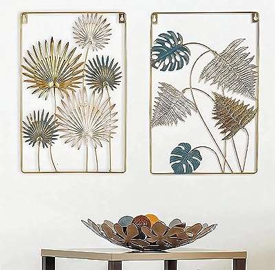 Décor mural en métal de feuille d'or art suspendu feuilles luxe fleurs pour salon. DIAYTAR COTE D'IVOIRE, la référence du shopping à petits prix en ligne ! Parcourez notre sélection impressionnante de produits discount, allant de l'ameublement à l'électroménager, de la mode aux gadgets. Ne sacrifiez pas votre budget pour vous faire plaisir, choisissez notre boutique en ligne pour des économies garanties sur les articles de qualité.