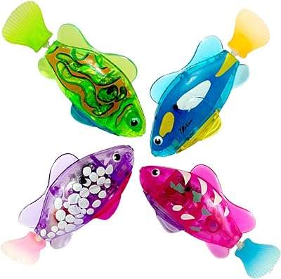 Okoz® 4 pièces jouet de poisson robofish électronique alimenté par batterie robot pour enfants. DIAYTAR COTE D'IVOIRE  - Votre fournisseur en ligne pour des produits de qualité à des prix discount. Explorez notre boutique en ligne pour trouver des offres incroyables sur des articles allant des accessoires de mode aux appareils électroniques, en passant par les produits de jardinage et les jouets pour enfants.