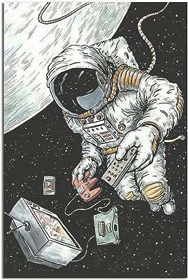 Affiche de jeu vidéo spaceman en tissu affiche murale moderne pour bureau. DIAYTAR COTE D'IVOIRE  vous propose une expérience de shopping inoubliable : explorez notre boutique en ligne pour trouver des réductions incroyables sur des produits pour la maison, l'électroménager, l'informatique et la mode. Ne sacrifiez pas la qualité pour des économies, grâce à DIAYTAR COTE D'IVOIRE !