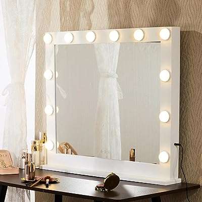 Miroir de courtoisie yokukini avec 12 lumières led miroir de maquillage hollywood lumineux de 32" pour dressing. Vous recherchez des produits discount de qualité ? Ne cherchez plus ! DIAYTAR COTE D'IVOIRE  propose une gamme étendue de produits allant de la maison à l'électroménager, de l'informatique à la mode. Faites des économies tout en comblant vos besoins avec notre boutique en ligne.