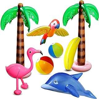 Ensemble de jeux de fête hawaïenne 8 pièces palmiers gonflables flamands roses. Envie de faire de bonnes affaires ? Optez pour DIAYTAR COTE D'IVOIRE, votre destination en ligne pour des produits discount de la maison à l'informatique, vous offrant des réductions exclusives sur une large sélection d'articles.