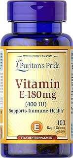Puritan's pride vitamine 100 s e 400 ui (180 mg). Avec DIAYTAR COTE D'IVOIRE, dites adieu aux prix élevés ! Découvrez notre gamme complète de produits discount, des accessoires de maison aux équipements électroniques, en passant par la mode et les gadgets à la pointe de la technologie. Trouvez tout ce dont vous avez besoin à prix réduits en quelques clics seulement.