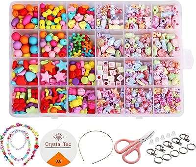 Kit d'artisanat de perles beautyshow perles colorées pour enfants artisanat acryliques. DIAYTAR COTE D'IVOIRE  - Votre escale en ligne pour des produits discount de qualité. Explorez notre gamme impressionnante de produits allant des articles de maison aux gadgets dernier cri. Profitez de prix imbattables et découvrez pourquoi nous sommes un choix populaire pour les acheteurs avertis à la recherche de bonnes affaires.