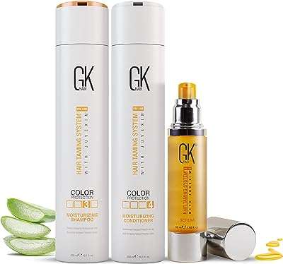 Gk hair global keratin shampooing et après shampoing hydratants color protect 300 ml avec sérum. Découvrez DIAYTAR COTE D'IVOIRE, votre partenaire en ligne pour des achats malins et économiques. Parcourez notre sélection discount de produits pour la maison, l'électroménager, l'informatique, la mode et les gadgets et trouvez les meilleures offres du marché. Profitez de la qualité à prix réduit dès aujourd'hui, grâce à notre boutique en ligne pratique et facile à utiliser.