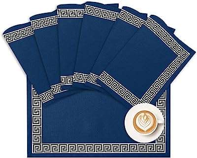 Chemins de table géométriques à clés grecques pour salle manger et dîner. Faites des économies intelligentes avec DIAYTAR COTE D'IVOIRE . Parcourez notre boutique en ligne et trouvez des opportunités incroyables pour équiper votre maison, rester à la pointe de la technologie et vous habiller avec style, le tout à des tarifs défiant toute concurrence.