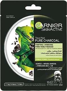 Garnier skinactive masque visage hydratant et minimisant les pores au charbon