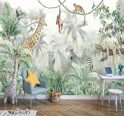 Rihoi tropical safari animaux enfants papier peint pour chambre salon décoration. Bienvenue sur DIAYTAR COTE D'IVOIRE, le site idéal pour les amateurs de bonnes affaires ! Avec une large gamme de produits discount pour la maison, l'électroménager, l'informatique, la mode et les gadgets, nous offrons une solution pratique pour économiser sans renoncer à la qualité. N'attendez plus, explorez notre sélection et profitez de prix imbattables.