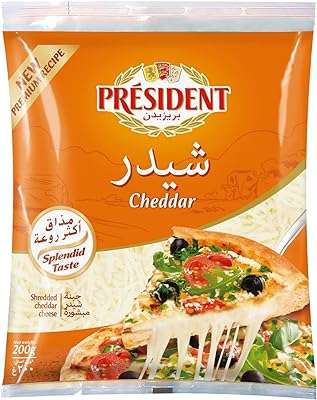 Fromage cheddar président 200 g. DIAYTAR COTE D'IVOIRE  vous offre une expérience d'achat en ligne unique en proposant une multitude de produits discount dans différents domaines. Faites-vous plaisir sans vous ruiner en choisissant parmi notre sélection de produits pour la maison, l'électroménager, l'informatique, la mode et bien plus encore.