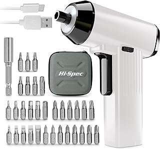 Tournevis électrique sans fil hi spec 34 pièces batterie rechargeable usb 36 v et embouts. Faites des bonnes affaires avec DIAYTAR COTE D'IVOIRE, la référence en matière de produits discount. Notre boutique en ligne propose tout, des appareils électroménagers aux gadgets dernier cri, en passant par les vêtements branchés. Profitez de nos offres exceptionnelles et économisez sur tous vos achats.