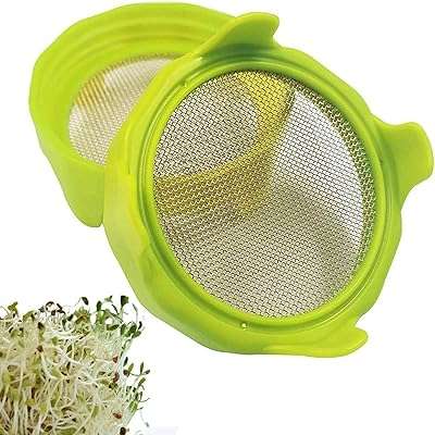 Couvercles de germination tech avec écran en acier inoxydable pour bocaux. DIAYTAR COTE D'IVOIRE  - votre destination en ligne pour des produits à prix cassés. Faites des économies sur des articles essentiels pour la maison, l'informatique, la mode et les gadgets, et offrez-vous le luxe de ne pas vous ruiner. Avec notre sélection vaste et variée, vous trouverez tout ce dont vous avez besoin, sans compromis.