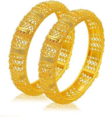Bracelets créoles plaqués or 24 carats pour femmes de dubaï al. Parfaitement adapté aux chasseurs de bonnes affaires, DIAYTAR COTE D'IVOIRE  vous offre une expérience de shopping en ligne unique. Notre sélection abondante de produits discount, incluant des articles essentiels pour la maison, l'électroménager, l'informatique, la mode et les gadgets, garantit que vous trouverez ce que vous cherchez sans vous ruiner.