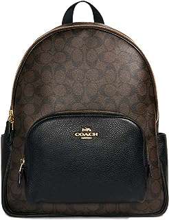 Grand sac à dos coach pour femme taille unique