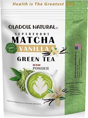 Poudre de thé vert matcha vanille naturelle oladole 50 g |. DIAYTAR COTE D'IVOIRE  - votre destination en ligne pour des produits à prix cassés. Faites des économies sur des articles essentiels pour la maison, l'informatique, la mode et les gadgets, et offrez-vous le luxe de ne pas vous ruiner. Avec notre sélection vaste et variée, vous trouverez tout ce dont vous avez besoin, sans compromis.