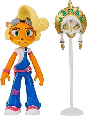 Figurine d'action crash bandicoot coco avec masque par bandai | jouet 11 cm et accessoire. DIAYTAR COTE D'IVOIRE  - La boutique en ligne discount incontournable pour tous vos besoins. Explorez notre vaste catalogue de produits, comprenant des articles pour la maison, l'électroménager, l'informatique et la mode, tous à des prix défiant toute concurrence.