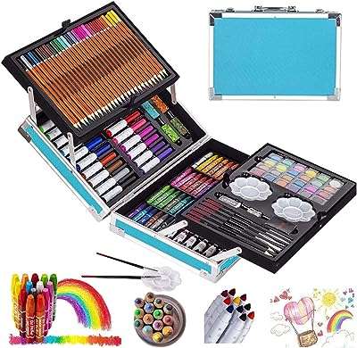 Ensemble d'art swift de 145 pièces avec boîte portable ensemble dessin d'artiste professionnel pour enfants. DIAYTAR COTE D'IVOIRE, la référence en matière de bonnes affaires en ligne ! Profitez de prix imbattables sur une large sélection de produits discount, allant des articles pour la maison à l'électroménager, en passant par l'informatique et les dernières tendances mode. Ne laissez pas passer nos offres exceptionnelles et économisez dès maintenant !