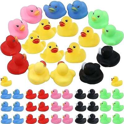 Petits canards en caoutchouc 50 pièces multicolores mini flottants jouet de bain pour bébé. Ne cherchez plus, DIAYTAR COTE D'IVOIRE  est la boutique en ligne qu'il vous faut ! Explorez notre large assortiment de produits discount allant des articles pour la maison à l'électroménager, en passant par l'informatique, la mode et les gadgets. Profitez de notre plateforme conviviale pour trouver les meilleures affaires et économiser sans effort.